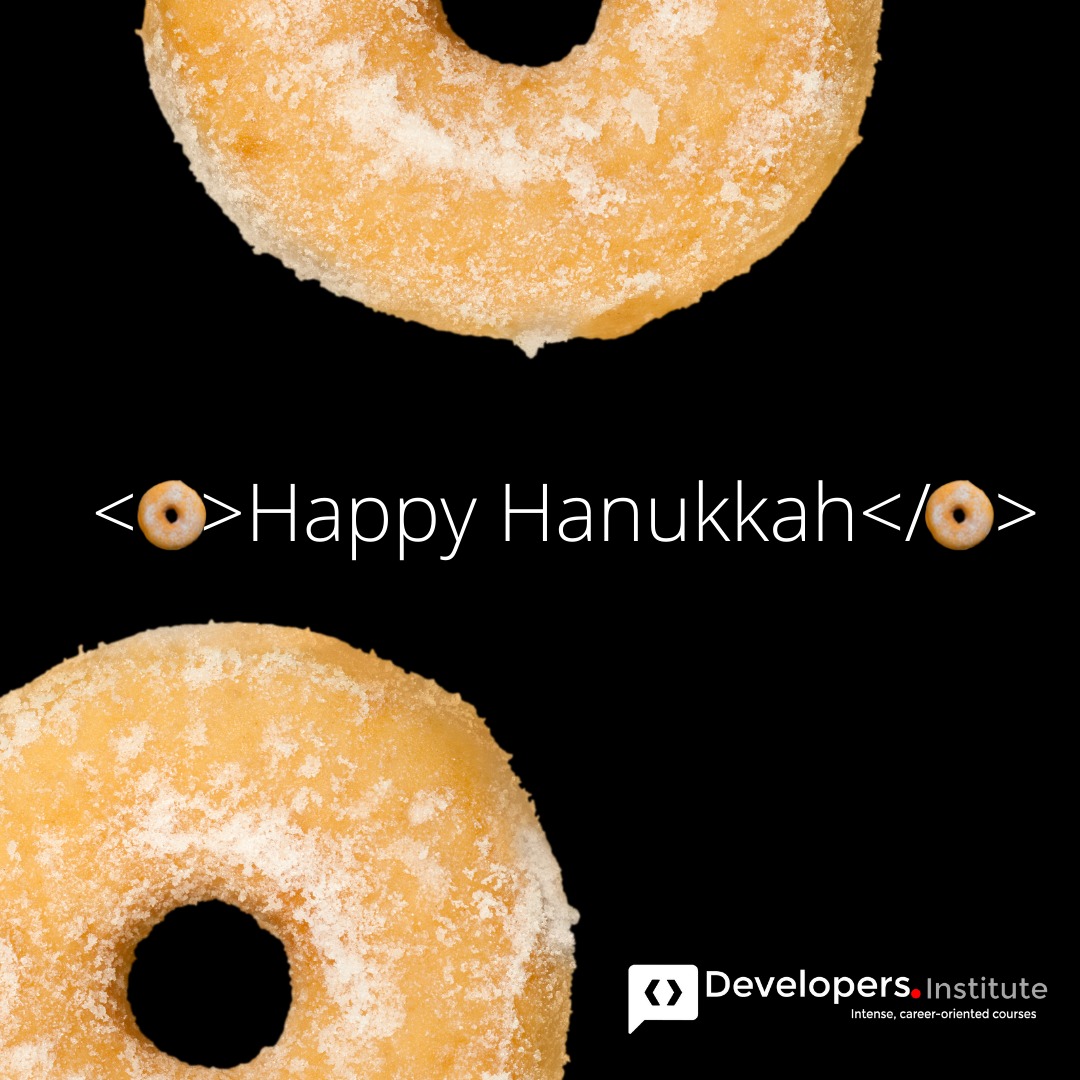 devtlv's tweet photo. Wishing you a Happy Hanukkah filled with Miracles! D.I Team </>
.
.
#hanukkahgifts #hanukkahcode #CodingBootcamp #LearnToCode #javascript #webdev #coding #js #tech #TLV #IsraelStartUpNation #programming #coding #software https://t.co/KqXxTwM5ii