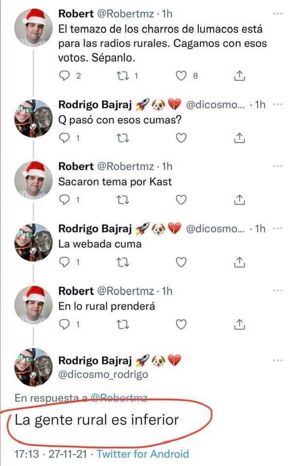 SilvanaNHR's tweet photo. @T13 La izquierda desesperada ningunea a los más vulnerables y a las personas de regiones por no votar por Boric y se dicen ser los representantes del pueblo. 
Claudia Pizarro los trata de ignorantes y los progres dicen que la gente de regiones es inferior https://t.co/KGqNxJbxuW
