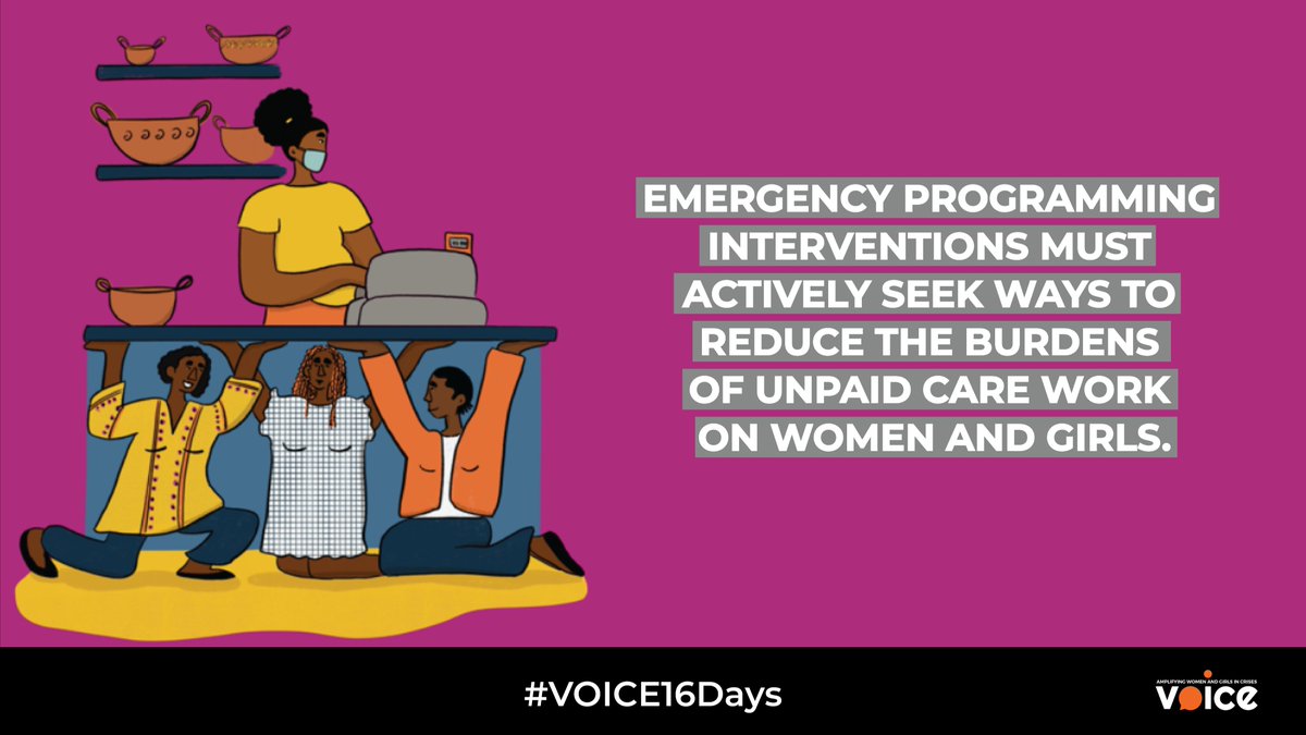 voicesamplified's tweet photo. “The collapse of incomes, resources and freedoms of movement, the increased demands for support from family members, the closure of schools–all of this comes without support for women &amp; girls."

Read the "Who Cares for the Carers?" brief here: https://t.co/jpDX4GuJHQ
#VOICE16Days https://t.co/LLXn6CLcHE