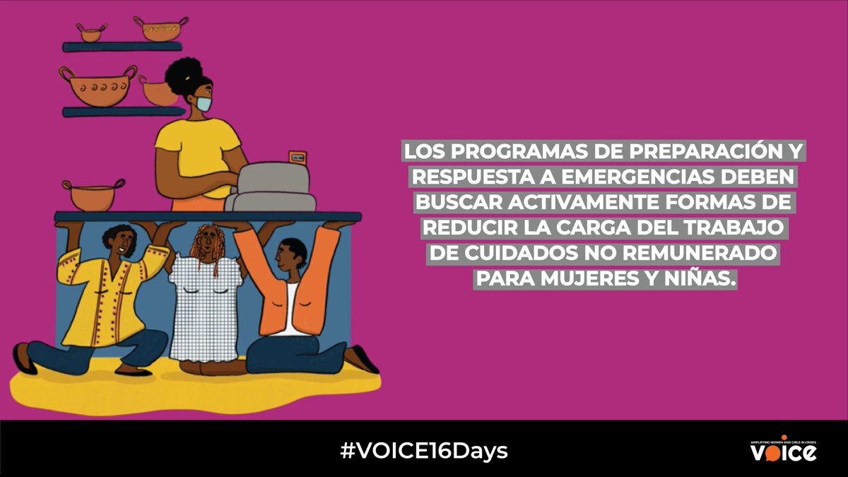 voicesamplified's tweet photo. “The collapse of incomes, resources and freedoms of movement, the increased demands for support from family members, the closure of schools–all of this comes without support for women &amp; girls."

Read the "Who Cares for the Carers?" brief here: https://t.co/jpDX4GuJHQ
#VOICE16Days https://t.co/LLXn6CLcHE