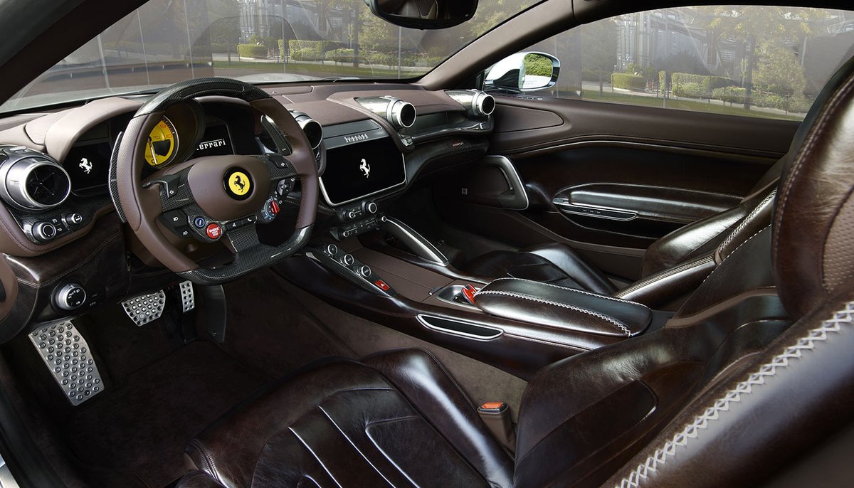 CARandDRIVER's tweet photo. V-12-powered @Ferrari BR20 one-off is a sleeker GTC4Lusso coupe: https://t.co/nvgNdp2Wqi https://t.co/KpAGwG007f