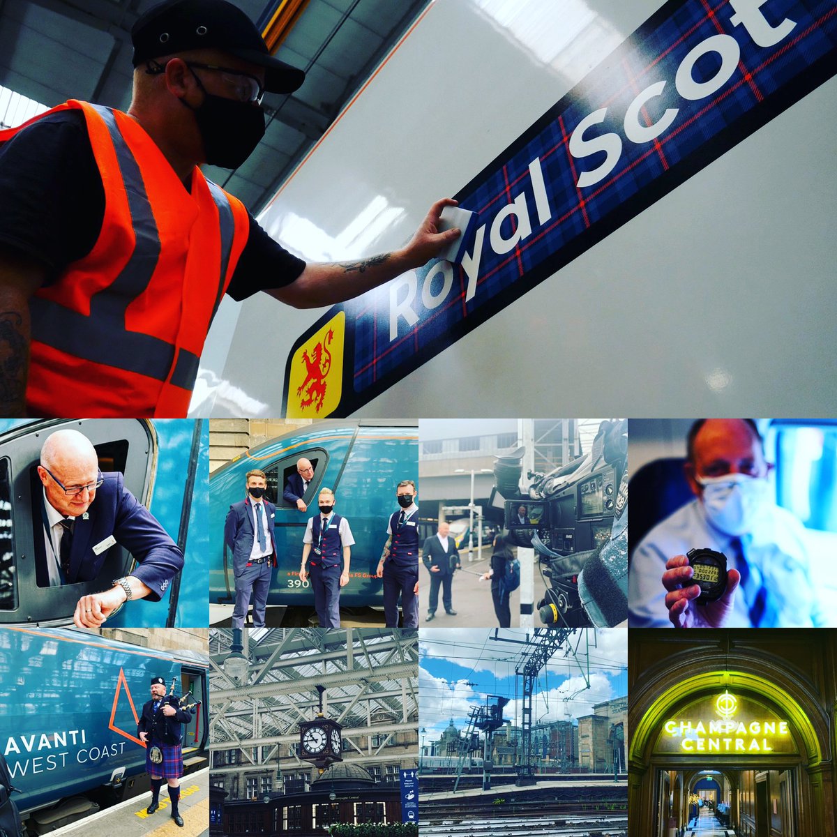 marcwebber's tweet photo. If you want to see what one of the greatest days in my job was like, watch BBC Scotland 9pm tonight.
Inside Central Station is showing the Avanti West Coast #recordrun from Euston to Glasgow that I worked on. https://t.co/NzvCnkQohh