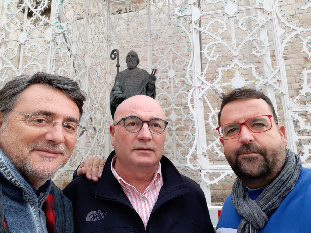 VicentemorVela's tweet photo. Terminada la reunión del Proyecto europeo @GaspSpain volvemos a casa después de tocarle los... a San Nicola.
Arrivederci Bari!!! https://t.co/v9kmLzv5Ca