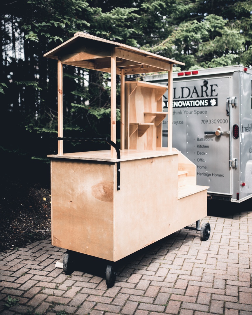 Doing some holiday shopping today? Head on down to the Merry Makers Market @QVVPlantation for some awesome local gifts - and don't forget to stop by our Art Cart! Another shoutout to Kildare Renovations for creating our beautiful kiosk! #SupportLocal #yyt businessandartsnl.com/2021/11/26/spo…