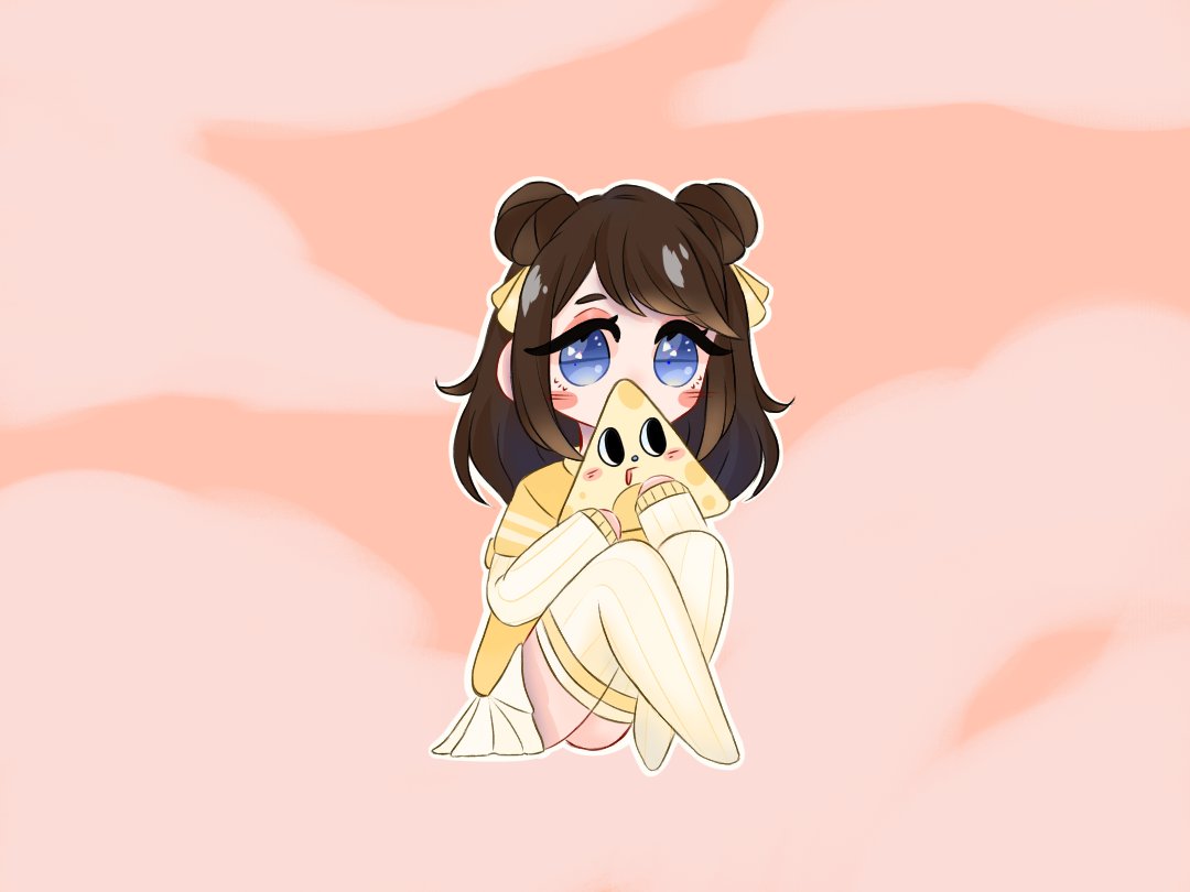 Nosugae1's tweet photo. @Yahsass I made a drawing of u with a cheese plushie! https://t.co/GAsD8MnhPo