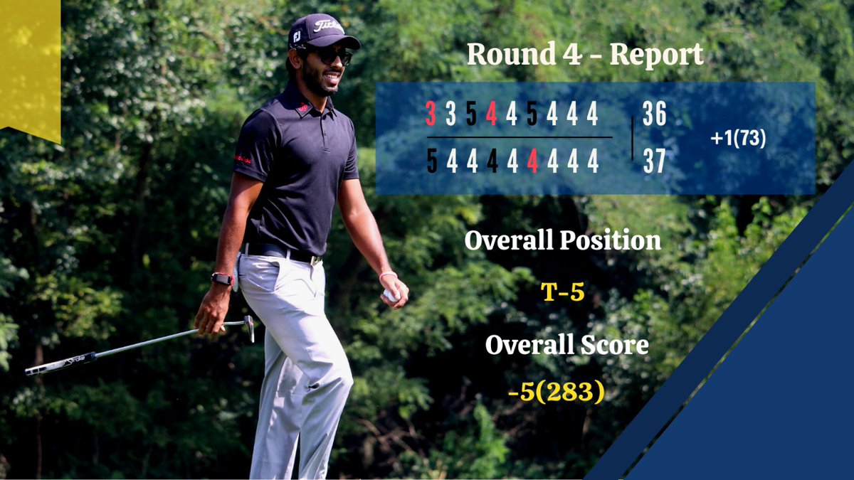 SandhuYuvraj_1's tweet photo. A thoroughly enjoyable outing at the beautiful RCGC. 
Up next, the Pune Golf Championship in 3 days' time! 💪

#pgti #tourlife #progolfing https://t.co/vUrH8vJuDS