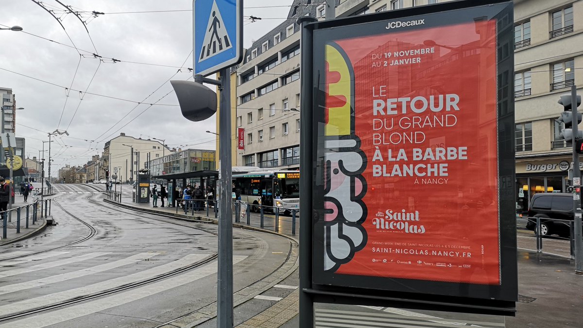 Chouette campagne de communication de la @VilledeNancy pour la fête de St-Nicolas.