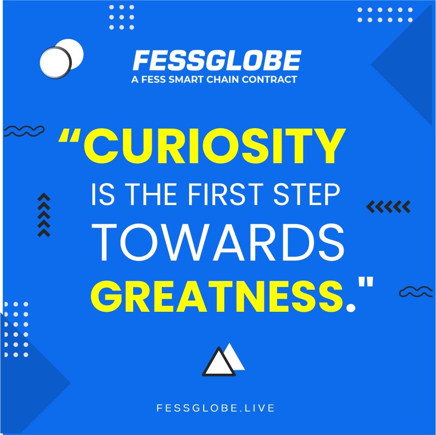 fessglobe's tweet photo. Curiosity is always the foundation for success. Are you curious abuout how the FESS Globe ecosystem can open up multiple success opportunities for you? Dive in today and start exploring. Visit the link in our bio. #fessglobe #fesschain #fesstokens #defi #crypto  #decentralization https://t.co/J52O8ZLnPs