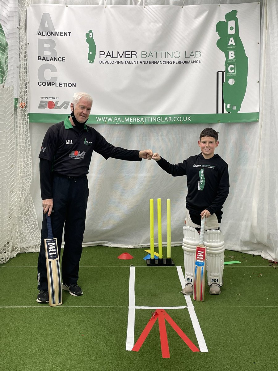Great to fit in a session in with @LabPalmer when visiting family. Two hours well spent #TrustTheProcess @mandhcricket