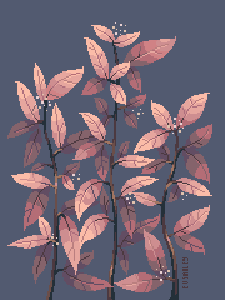 evsailey's tweet photo. Some leaves today🍂

#pixelart https://t.co/mNp0XO7AQv