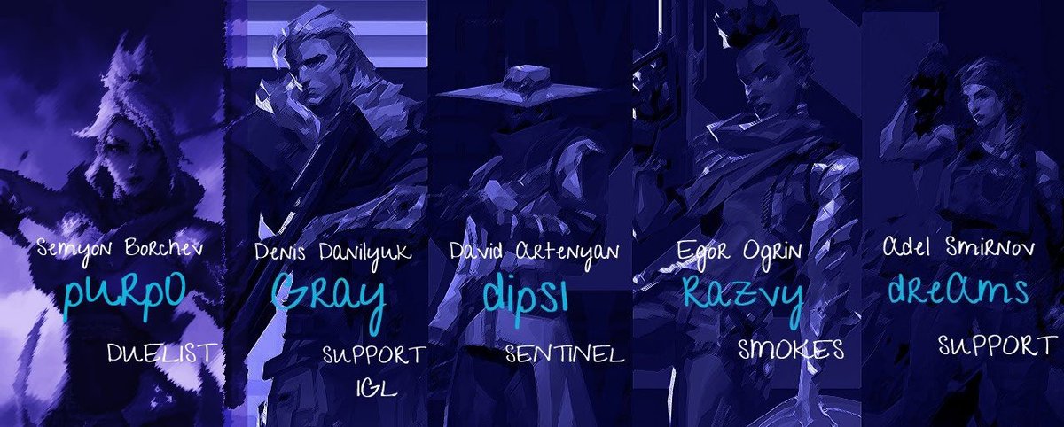 Team FishkaVTom
After 3 weeks of practice we already show a some good results against tier1 teams .Now we can finally announce the lineup for upcoming season.
<a href="/Gray4er/">Gray</a> 
<a href="/purp03/">Liquid purp0</a> 
<a href="/RazvyBB/">Razvy</a> 
<a href="/dips1o/">dips1</a> 
<a href="/dreamsvlr/">dreAms</a> 
@aleeexVL 

We are currently seeking an organization to represent !!!