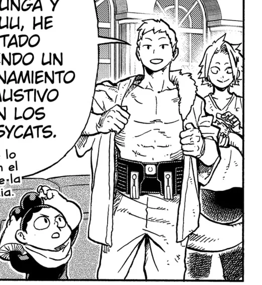 I hadn't noticed Kaminari touching Ojiro's tail, he got too used to it 😂 