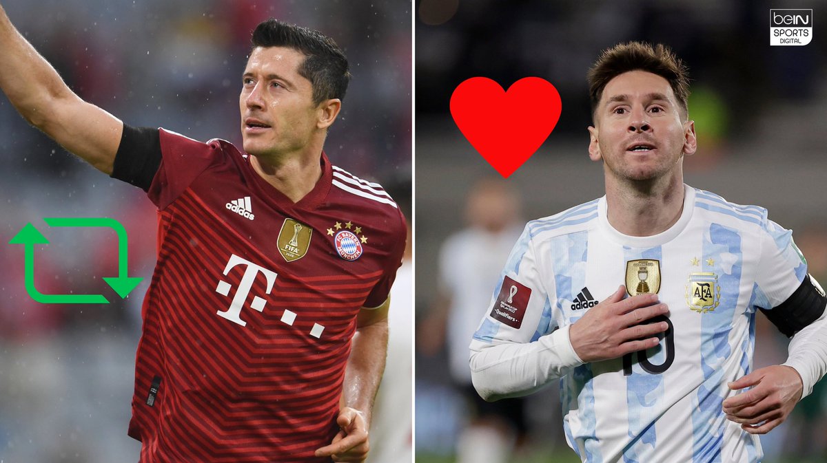 🤔 Who should win the Ballon d'Or⁉️

#BallondOr

🔁 Lewandoswki
♥️ Messi