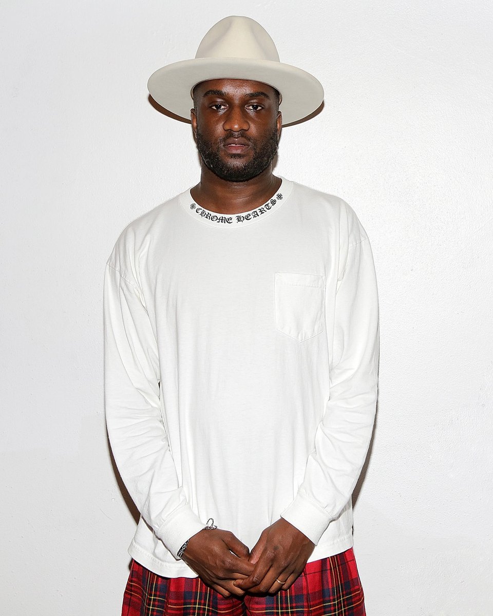 nyfw's tweet photo. Designer Virgil Abloh passed today. LVMH, Louis Vuitton and Off White shared the devestating news of Virgil's passing after his private years long battle with cancer. Our thoughts are with Virgil's loved ones at this time. Photo via Getty Images. https://t.co/fIzMcMaBGO