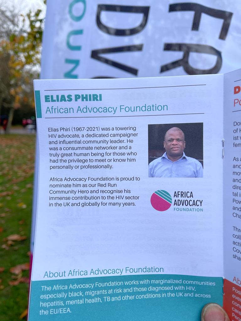 africadvocacy's tweet photo. A few impressions from yesterday's #WorldAIDSDay2021 #REDRUNLDN
 Many thanks to our runners and everybody supporting this event! 
#HIV #PrEP #UequalsU #Equality #HumanRights https://t.co/qXxRF05Qvf