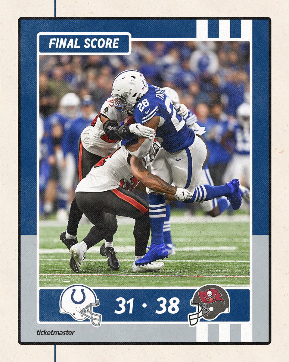 Colts's tweet photo. Final. https://t.co/ZQAcc1DCip