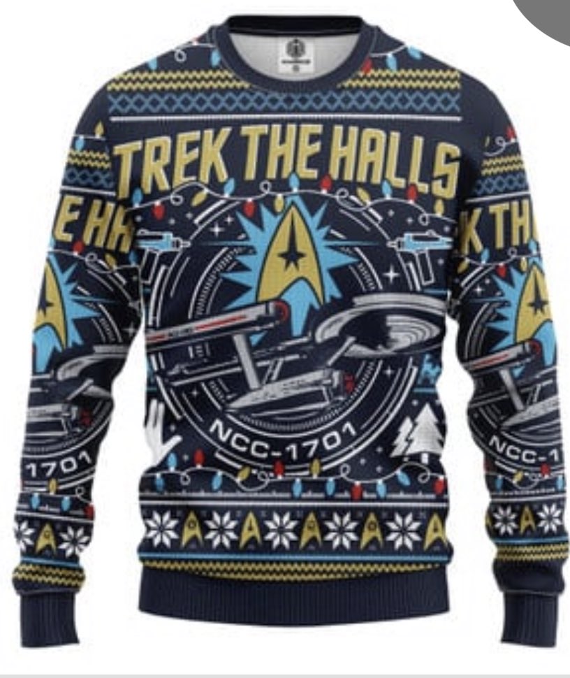 Just got this Trek ugly sweater lol.