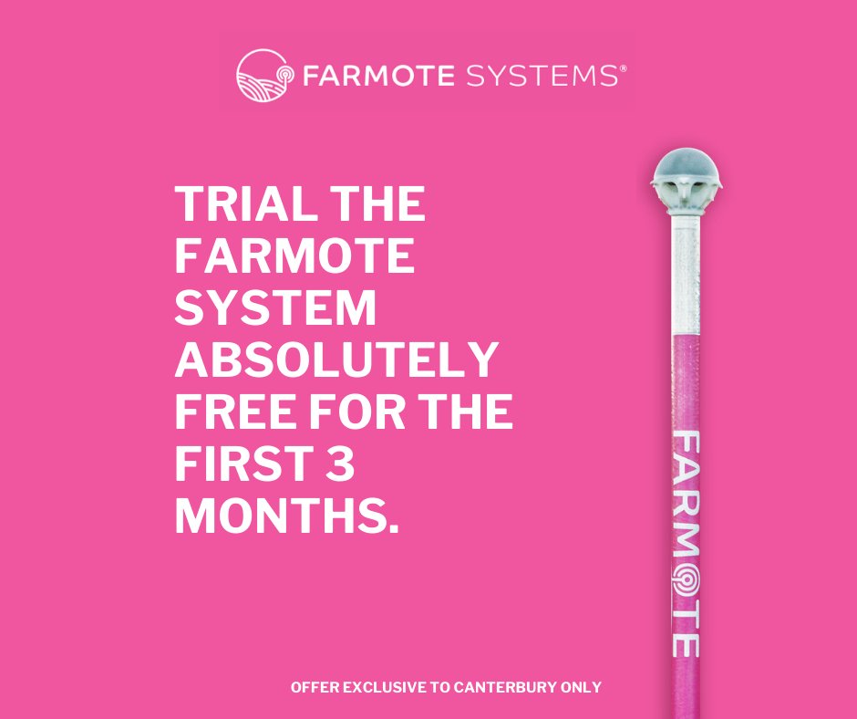 farmote's tweet photo. Canterbury, Farmote Systems is here! Sign up for your FREE 3 month trial now. Hurry, this offer expires 30th November. Offer only available in Canterbury.
Sign up: https://t.co/6bnldGXQLn
#Farmote #DairyNZ #DairyFarmer #Canterbury https://t.co/LITAbFxzTU