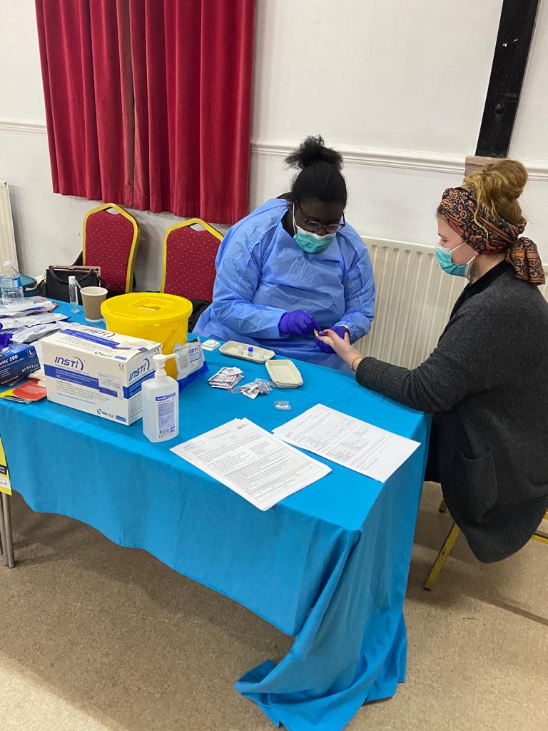 africadvocacy's tweet photo. Today we were on the road to carry out #HIV tests in the community and to distribute self-test kits. 
#community  #HIVTesting #KnowYourStatus https://t.co/o4U7eECGh9