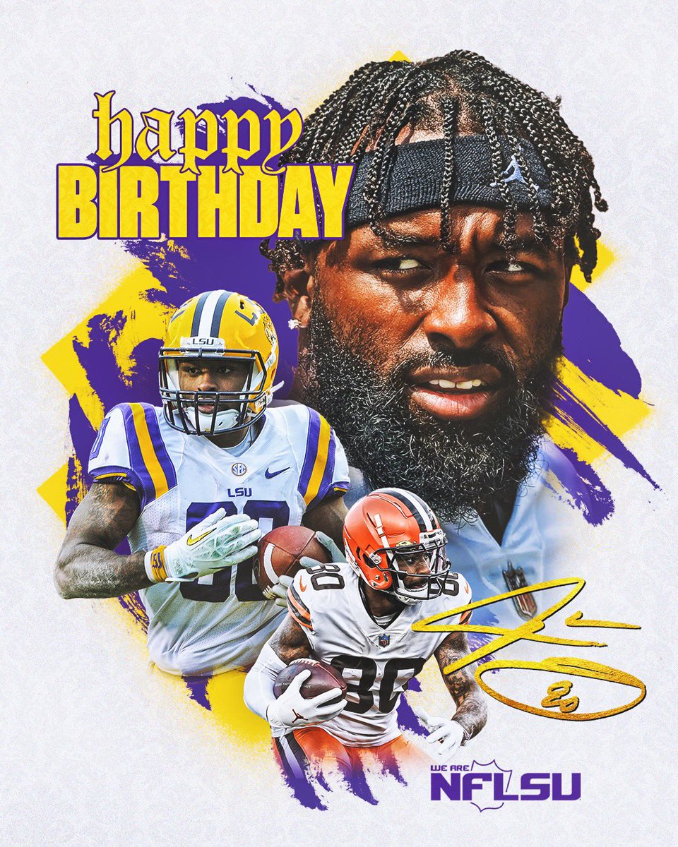 Happy Birthday <a href="/God_Son80/">Jarvis Juice Landry</a>‼️

#NFLSU