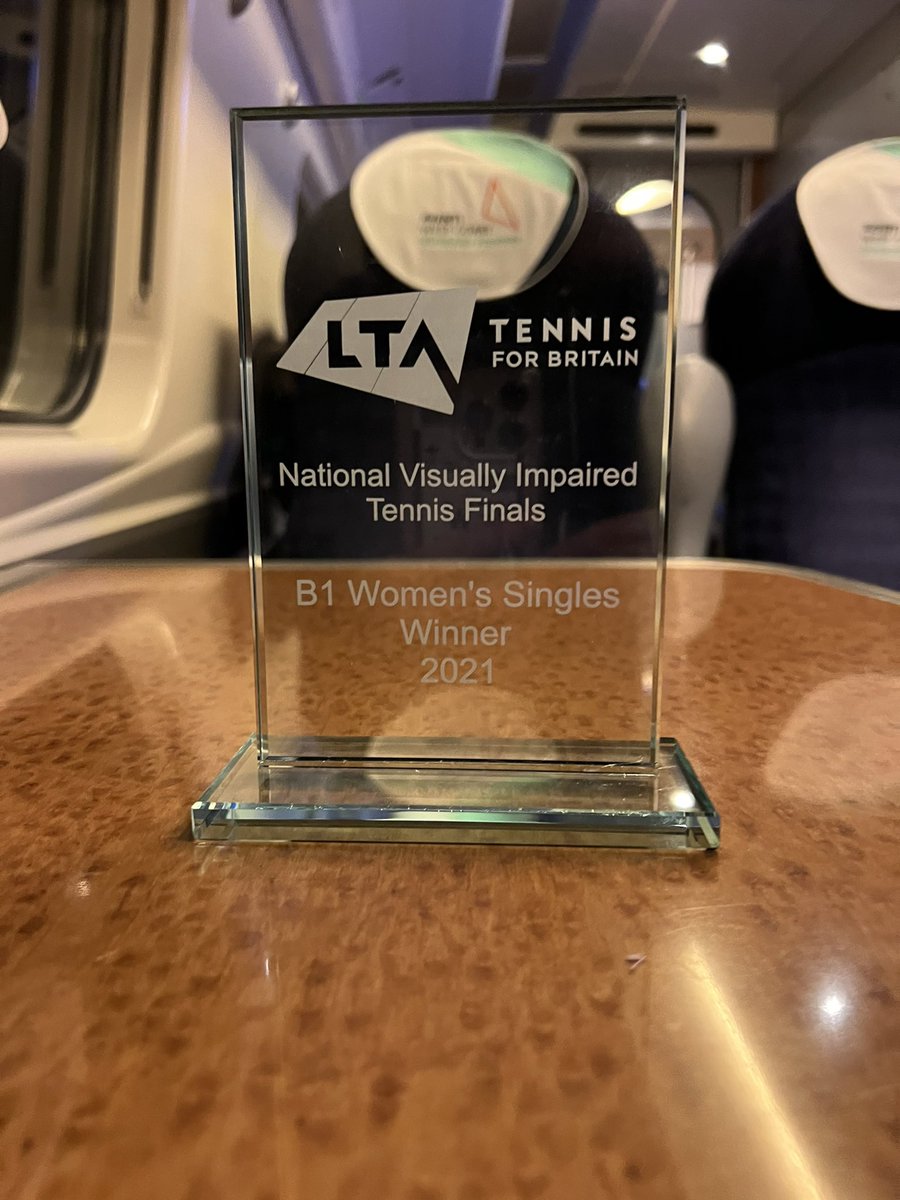 minirmorgan's tweet photo. A week ago i travelled home from Wales a 3x national champion. Iโve had a week to rest and recover so tomorrow i start training again #playfightwin @WilsonTennis @CiaOFoundation @Power2InspireUK @BritBlindSport https://t.co/aPIXAnK2G6