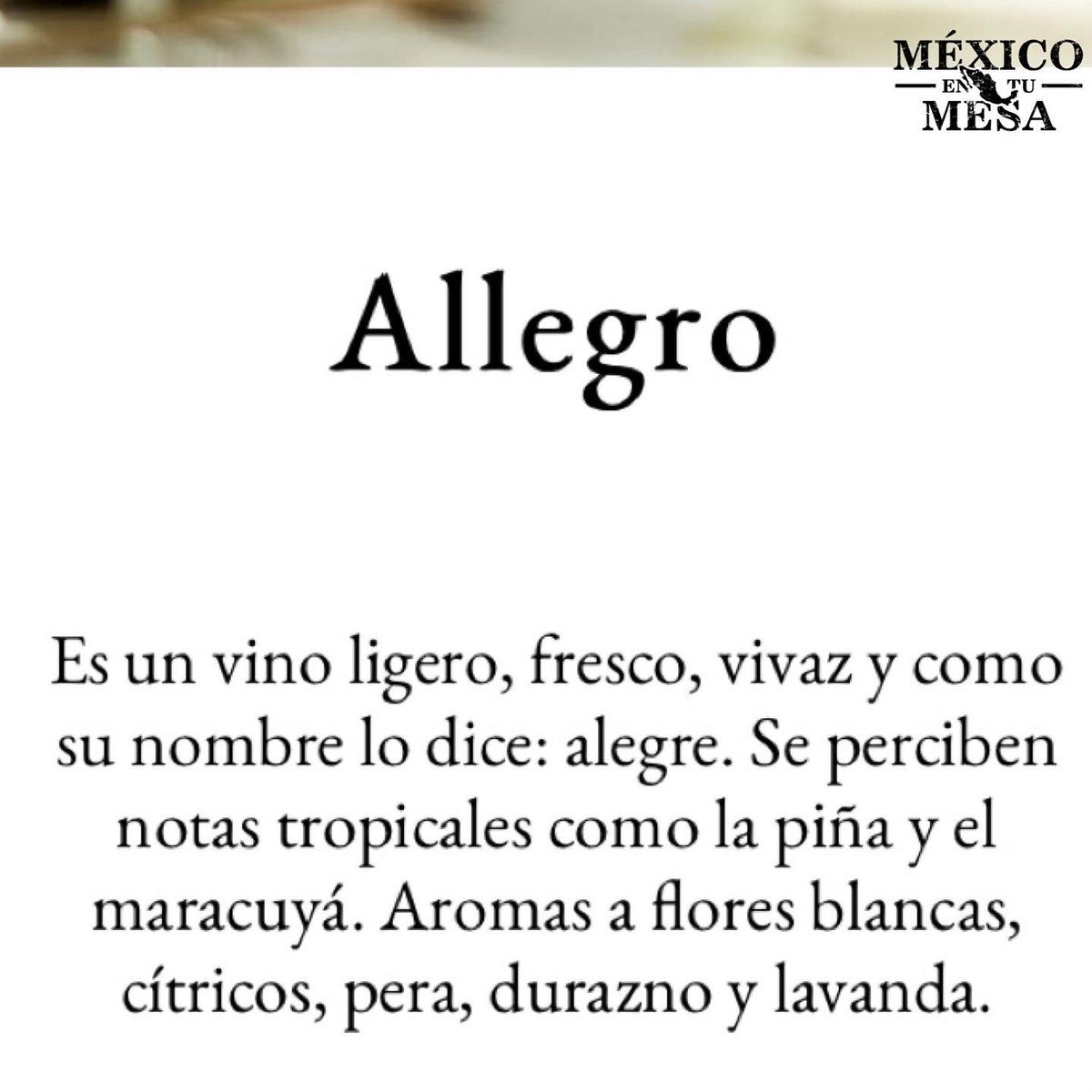 mxentumesa's tweet photo. #FelizDomingo
 #Allegro de @conciertoenologico es el encargado de inaugurar nuestra sección de vinos mexicanos 🇲🇽 en #MxEnTuMesa 😃 
¡Escríbenos! 
La entrega es inmediata 
📲 479 139 78 84 
.
.
#tomavinomexicano https://t.co/yFBpand7ou