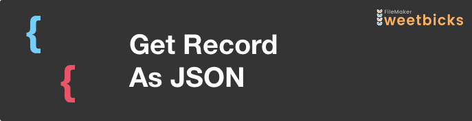 FMweetbicks's tweet image. #FileMaker Weetbicks Best of 2021 Continues with: 

Get Record as JSON!

Single simple script to get a record in JSON format. 
Great for APIs &amp;amp; data transfer. 

Check it out here with example file.  teamdf.com/blogs/get-reco…