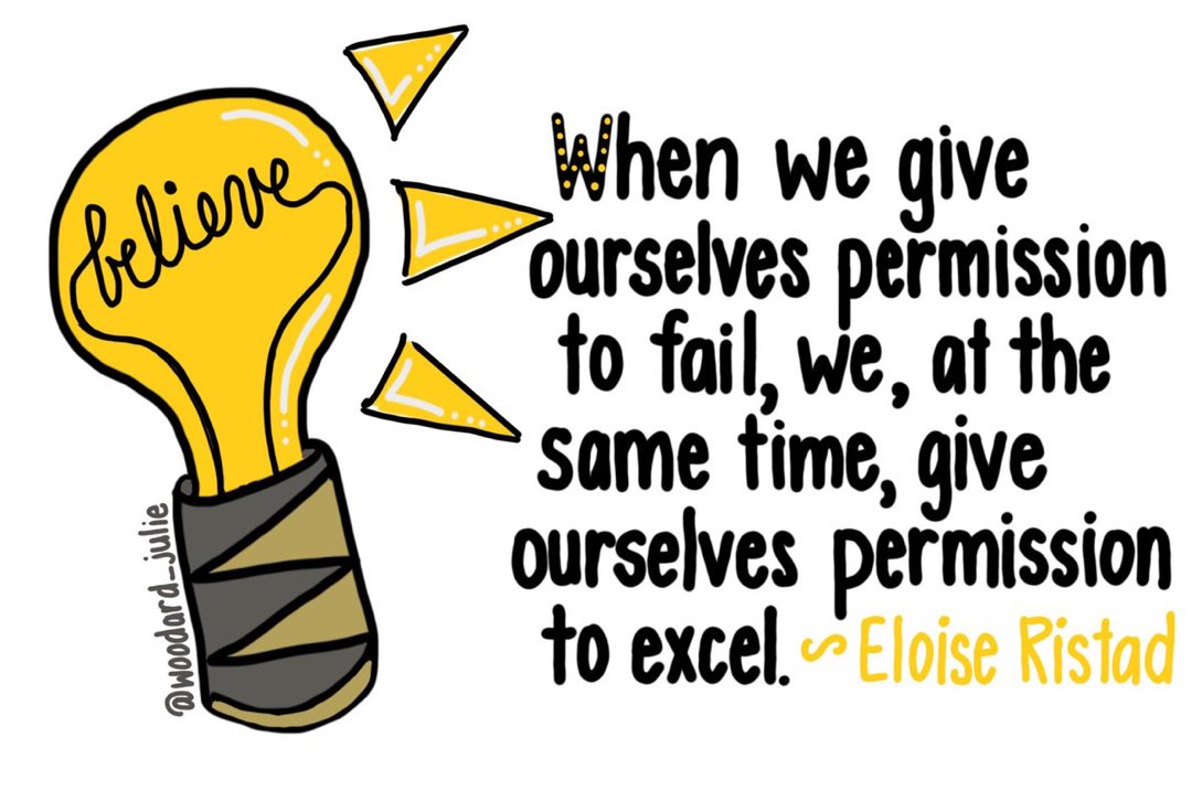Kinder6287's tweet photo. Take risks and believe learning lasts a lifetime! Model this for your students everyday! #ed527 https://t.co/qwOihvddDv