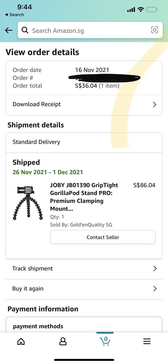 Mirchelley's tweet photo. Yay! Purchased a GorillaPod since there’s FREE delivery on all items shipped by Amazon SG. You can enjoy S$10 off S$40 on first app order with code ‘BFCMAPP’ *T&amp;Cs apply #BlackFridayAmazonSG https://t.co/H1jFSrkgtF