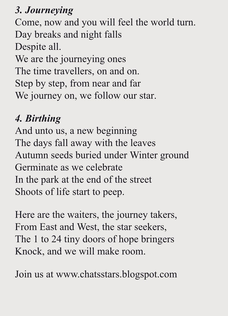 joinupthedots's tweet photo. It’s Advent Sunday. And Chanukah. There’s a new COVID variant &amp; people are drowning trying to reach a safe home. A good time to find hope &amp; a little light in the darkness? Sharing a poem I wrote for an Advent project on Chatsworth Road a few years ago “Knock, &amp; we will make room” https://t.co/jKhsW3nhcI