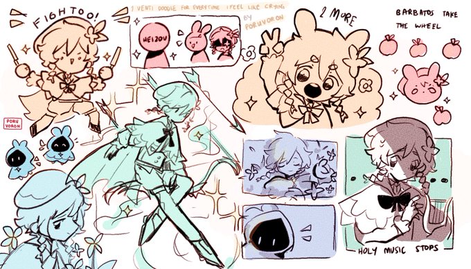 some venti doodles 🍃 