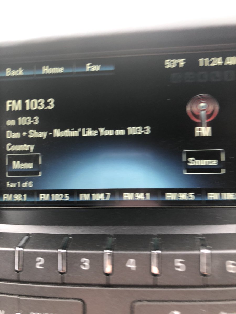 Driving thru #Nashville on our way back to #Alabama and our favorite group is playing on radio on <a href="/1033Country/">103-3 Country</a> <a href="/DanAndShay/">Dan + Shay</a> <a href="/dansmyers/">Dan Smyers</a> @KaylaAnneCarr