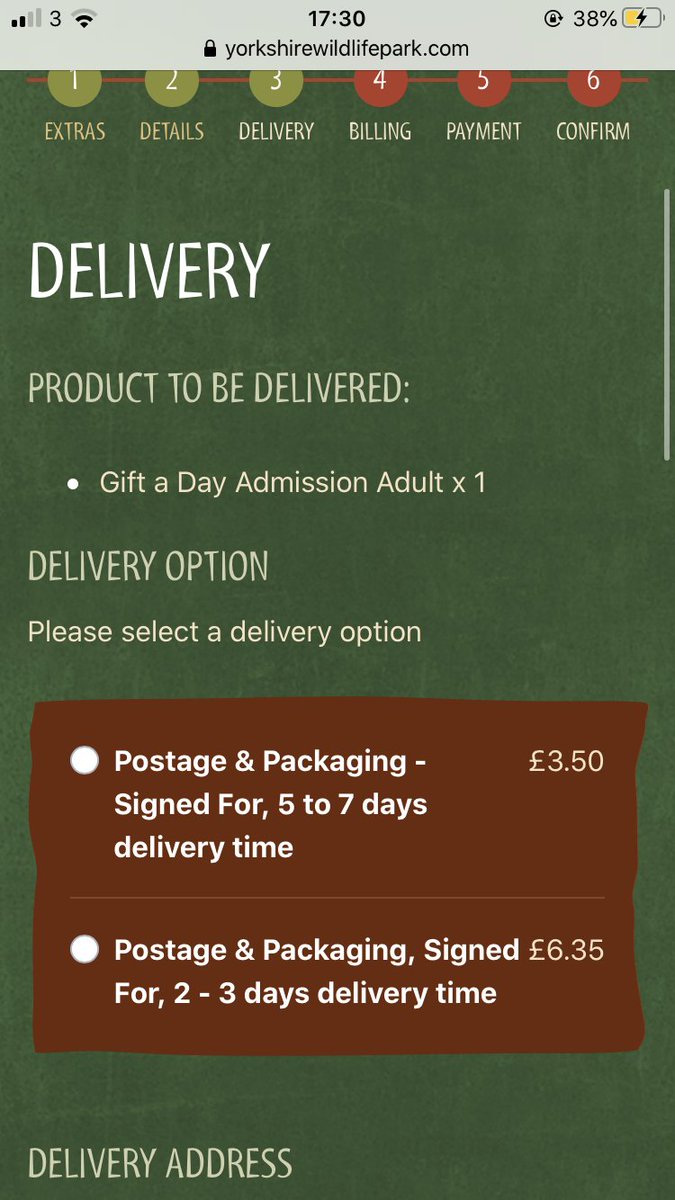 JodieAlex101's tweet photo. @YorkshireWP This is what I’m getting, with no option to email https://t.co/c03M12HmN1