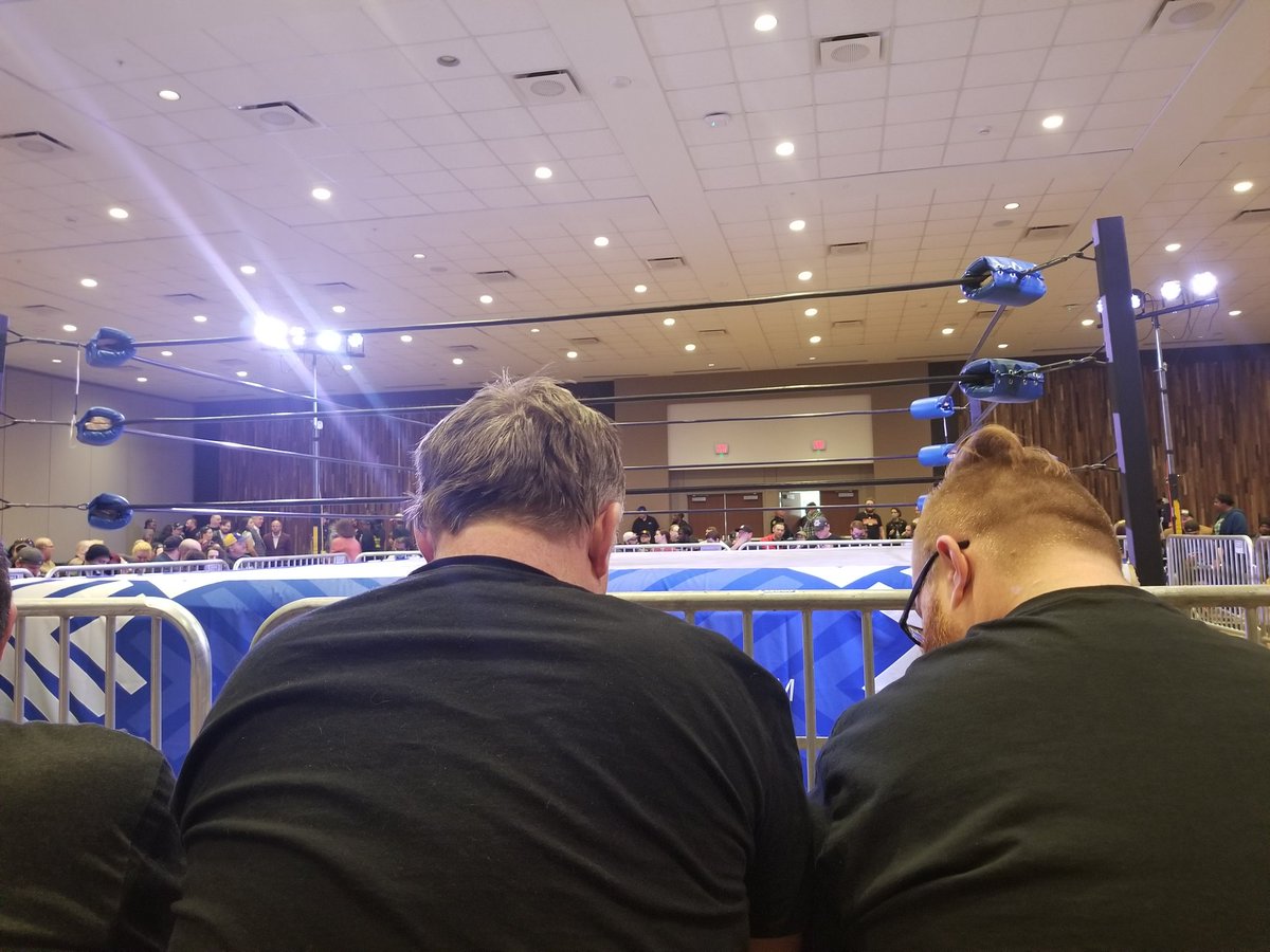 daveseviltwin's tweet photo. Getting ready for Ladies Night Out! #WrestleCade https://t.co/UMC4ijZCDn