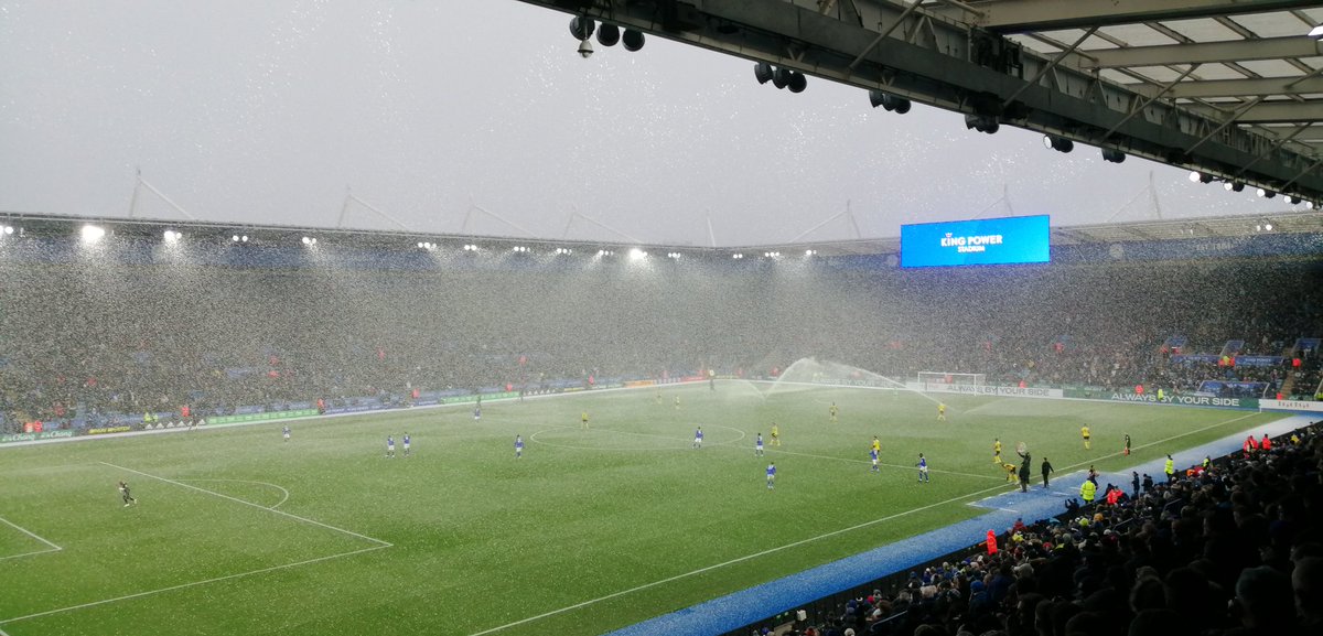StevoMusicMan's tweet photo. Not long back from a snowy #KPstadium, seeing @LCFC win 4-2 #LEIWAT. Next off to @roadmender to see @_blancmange_, busy weekend https://t.co/bgKmhKkhPE