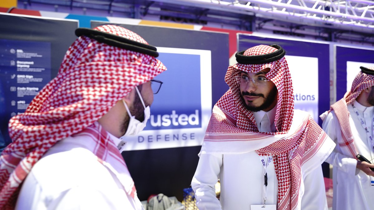 TrustedDefense's tweet photo. تعرفوا على الخدمات والحلول التقنية والإبداعية التي نقدمها في ترستد ديفنس، ننتظركم في جناح N.51 في @athackcon
#atHackcon https://t.co/LxXOmzWllz
