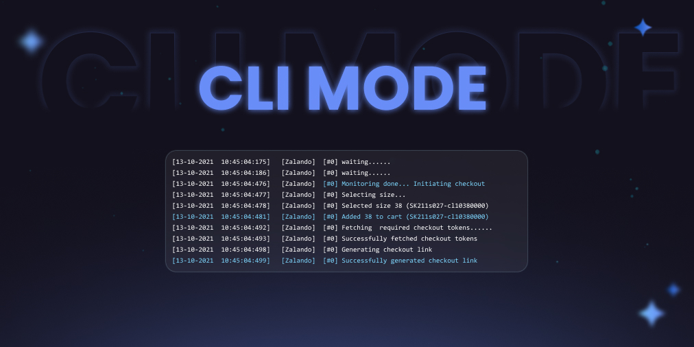 UnleashedIO's tweet photo. INNOVATION ✍️

After a long period of hard work and sleepless nights, we are proud to announce the return of our Zalando CLI mode.

From now on you no longer need multiple browser tabs, but you can easily run multiple tasks on our integrated CLI 🤯

Restock soon? -  Smash the ❤️! https://t.co/FUMHqexCj1