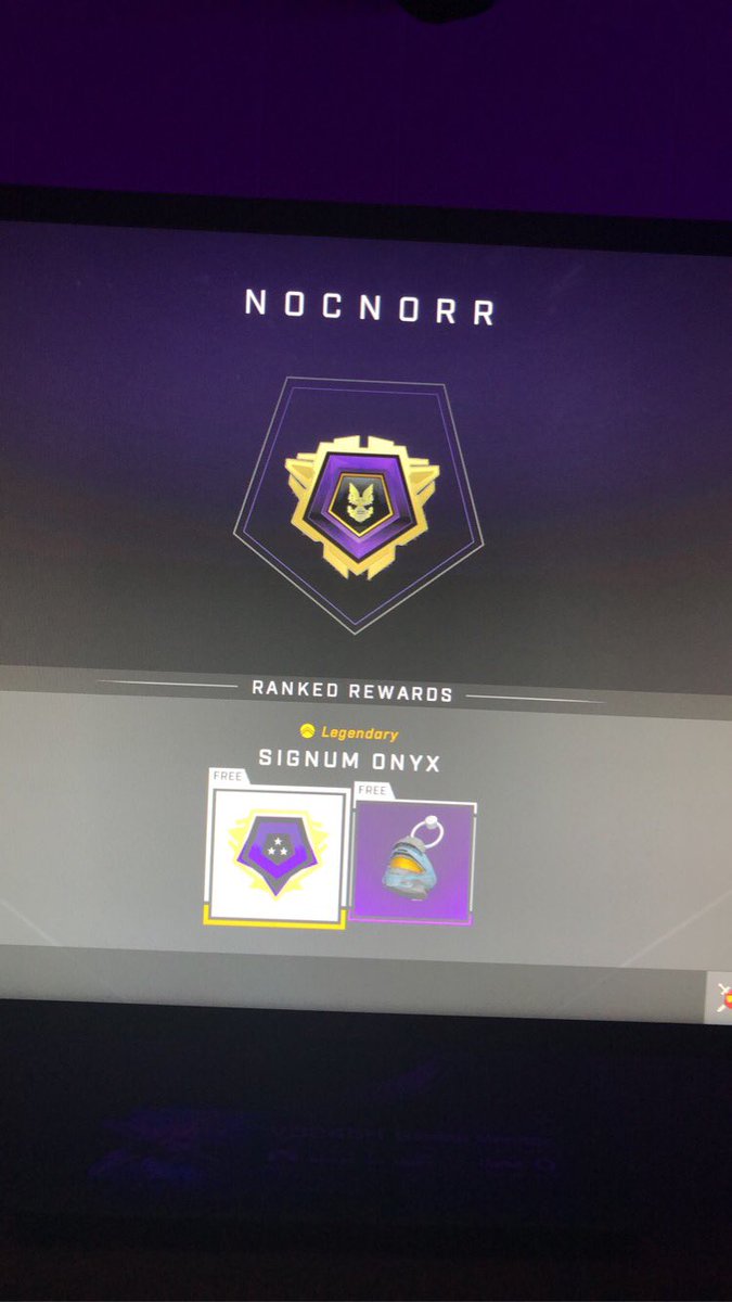 Nocnorr's tweet photo. Haven’t played halo in years and already got Onyx!! Think this game got somethin in store for me https://t.co/0F9Jo665nz