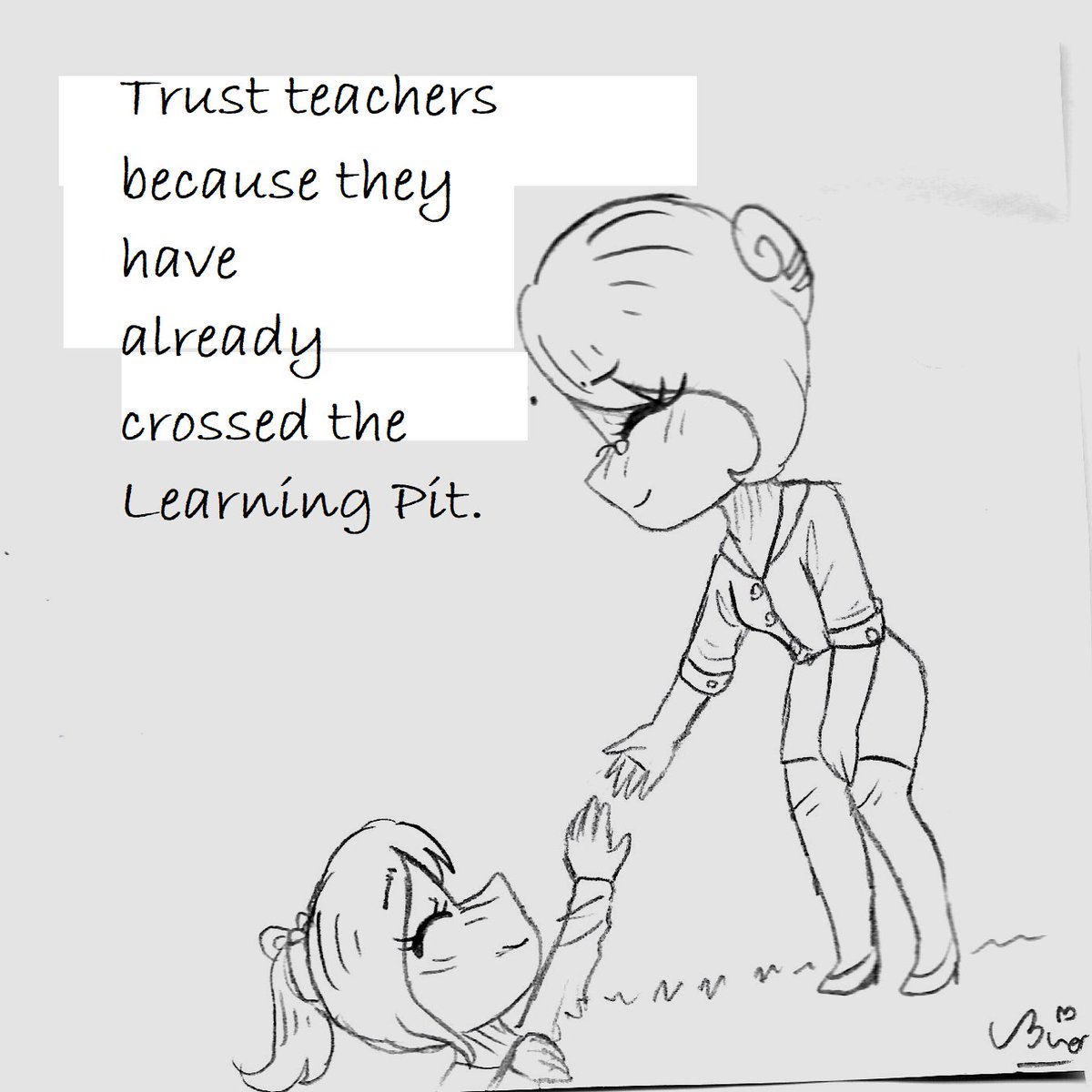 MatejaPersolja's tweet photo. A message from one of my pupils after a math lesson, where we talked about @TheLearningPit Sporočilo učenke pri uri matematike, po pogovoru in refleksiji ob breznu učenja. #LearningPit @JamesNottinghm #formativno https://t.co/CR5h1zKFjg