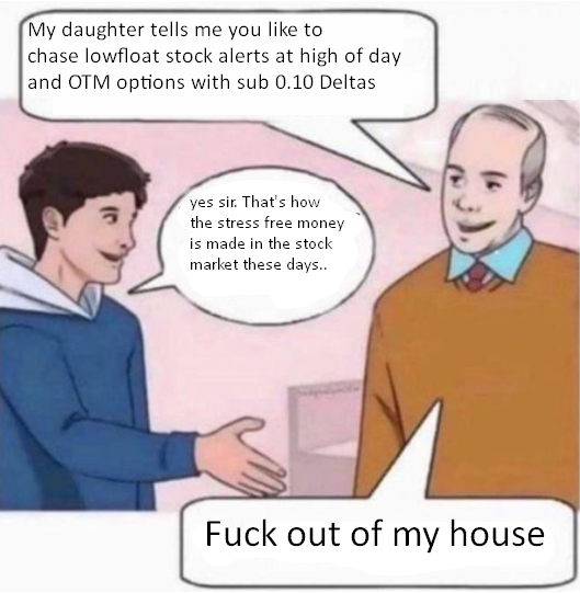 team3dstocks's tweet photo. you know I had to improvise on this meme sorry.

#tradingIsEasy
#dontStudy 
#bagholdersPayOurBills https://t.co/ePWCMbwSj3