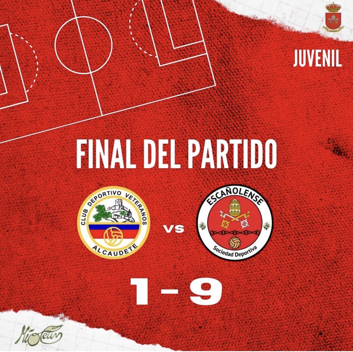 Gran victoria de nuestro equipo juvenil a domicilio y tres puntos más que se vienen para Escañuela y que mantiene a nuestros chicos en una buena posición en la tabla de Liga.