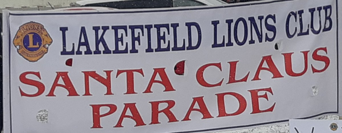 Stopped by before today's parade to thank members of the Lakefield &amp; District Lions Club for organizing this year' drive-by Santa Claus Parade. Thanks for all you do for our community. <a href="/SelwynTownship/">SelwynTownship</a> @PtboCounty