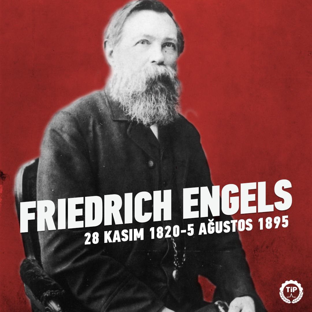 tipgenelmerkez's tweet photo. Proletaryanın önderlerinden Friedrich Engels 201 yaşında.
Mücadelesi ve öğrettikleri yolumuza ışık tutuyor, kavgası zafere yürüyor.
İyi ki doğdun General!
#Engels201 https://t.co/8BWMrihWmY