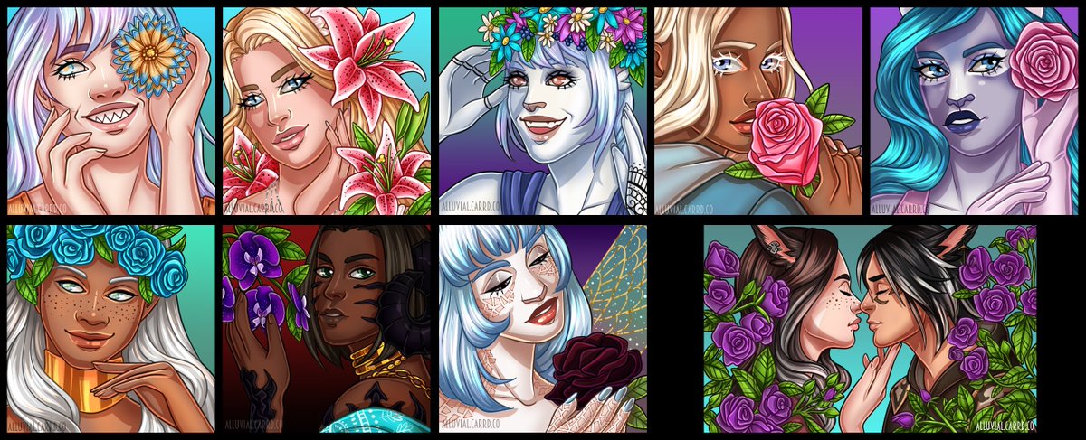 studioalluvio's tweet photo. New batch of floral YCH icon poses is up!

Available remaining poses kept up to date here:
https://t.co/yp0GHiUa4U

Examples below: https://t.co/7cew21AzZC
