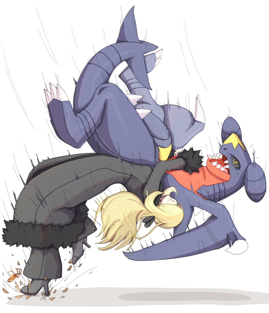yoracrab's tweet photo. how to take care of your garchomp https://t.co/Hq2wMz4hpW