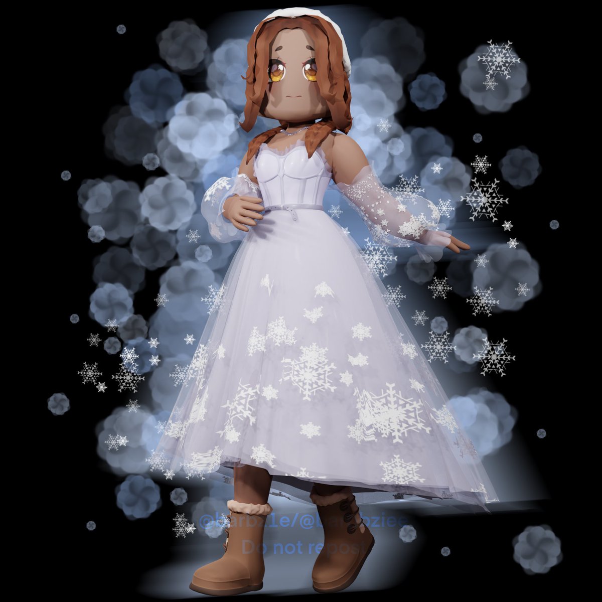 bawbwab's tweet photo. ❄️ Winter Wonderland ❄️
Set collection coming to Coral Bay (1st of December) and concept for Royale High. Face by @/Wirysofie 
@nightbarbie #royalehigh https://t.co/ZHbSi7cP9B
