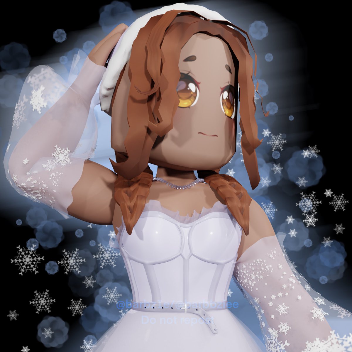 bawbwab's tweet photo. ❄️ Winter Wonderland ❄️
Set collection coming to Coral Bay (1st of December) and concept for Royale High. Face by @/Wirysofie 
@nightbarbie #royalehigh https://t.co/ZHbSi7cP9B