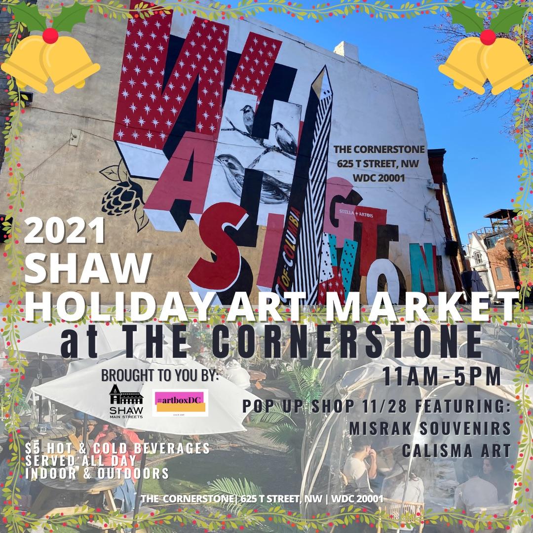 shawmainstreets's tweet photo. Stop by #ShawArtMarket to see and shop. 625 T Street, NW (across from #HowardTheatre). Open 11 AM-5PM, every Saturday and Sunday through 12/19/21. #ShopinShaw #loveshaw💋 #shawdc https://t.co/1UhgqlUkFs