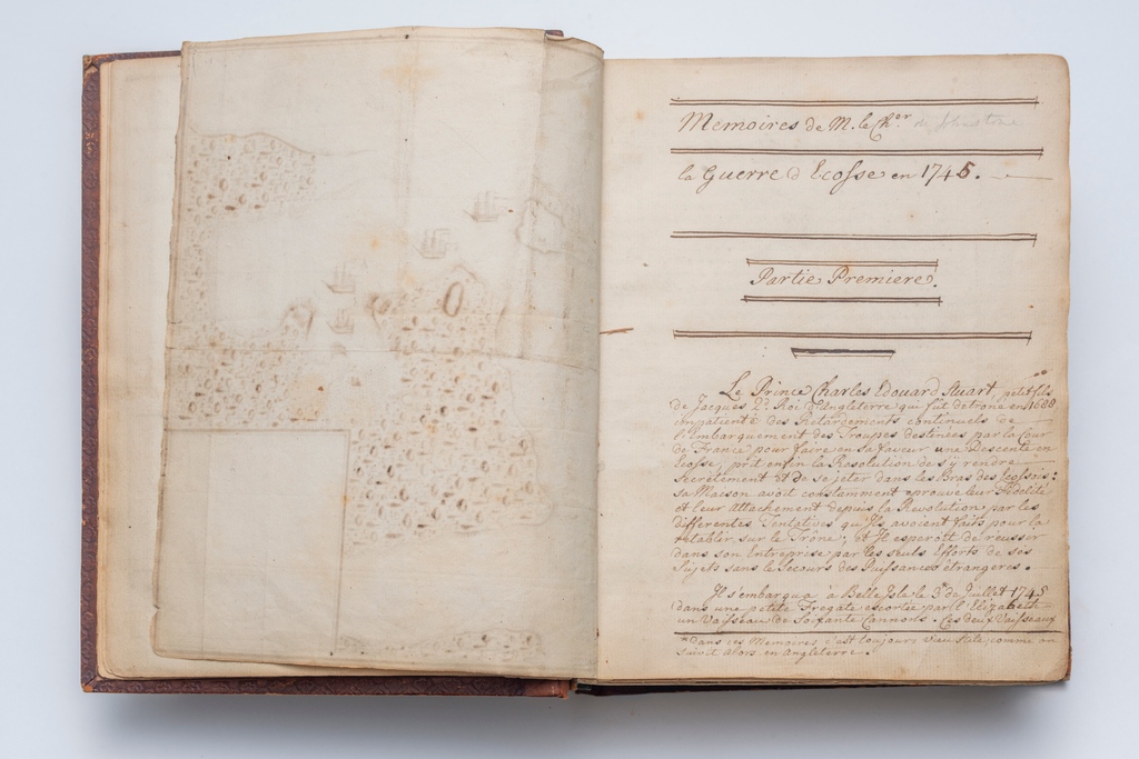 CMacphersonM's tweet photo. Chevalier Johnstone Manuscript | Original manuscript (in French) of The Memoirs of the Chevalier Johnstone, a rare contemporary account of the ’45 Rising & a very important primary source for the mid-18th century.
@1745Association @JDB1745 | #Jacobite #ObjectShowcase #Museum https://t.co/lmlXDcJj6C