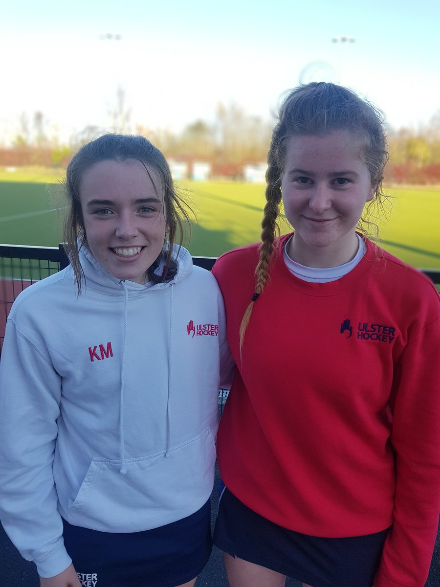 Well done Kenya and Kaia in today's <a href="/UlsterHockey/">Ulster Hockey</a> U18 Development game v <a href="/leinsterhockey1/">leinsterhockey</a> at Lisnagarvey HC, a 2:1 win for Leinster <a href="/irishhockey/">Hockey Ireland</a> <a href="/limavadygs/">Limavady Grammar School</a>
